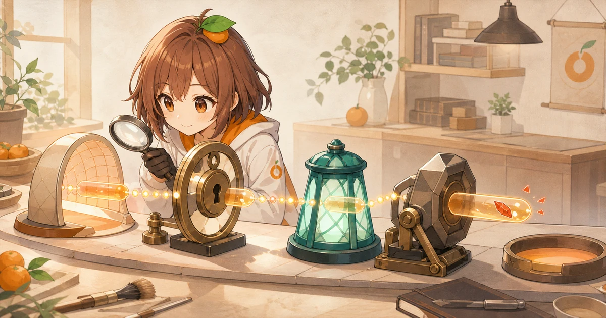 3MIKANのブランドキャラクターが一つのUserOperationを複数の検査地点と証拠の軌跡から調べる記事画像