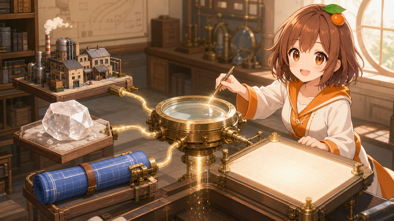 factory、salt、init codeの3つの部品を照合し、建設前のcontract区画へ結び付ける概念図